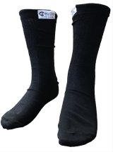 G-FORCE Flame-Retardant Socks 4150XLGBK Fire Retardant Socks, Nomex, Black, SFI 3.3/1, Men's X-Large, Pair thumbnail 2