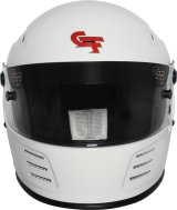 G-FORCE REVO SA2020 Helmets 13004MEDWH Helmet, REVO, Full Face, Snell SA2020, Gloss White, Clear Polycarbonate Shield, EPS Liner, Vented, Medium, Each thumbnail 3