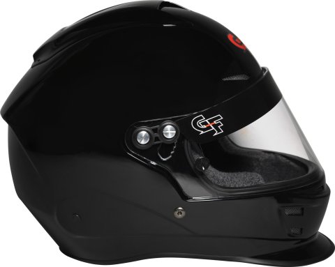G-FORCE Nova Helmets 16004LRGBK Helmet, Nova, Full Face, Gloss Black, Clear Polycarbonate Shield, EPS Liner, Vented, Large, Each thumbnail 3