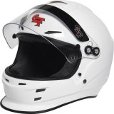 G-FORCE Nova Helmets 16004XLGWH Helmet, Nova, Full Face, Gloss White, Clear Polycarbonate Shield, EPS Liner, Vented, X-Large, Each thumbnail 7