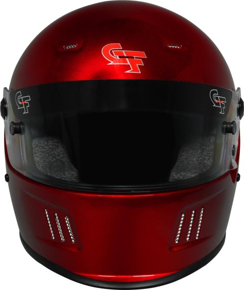 G-FORCE Rift SA2020 Helmets 13010MEDRD Helmet, POP, Full Face, Snell SA2020, Metallic Red, Clear Polycarbonate Shield, EPS Liner, Vented, Medium, Each thumbnail 6