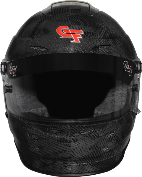 G-FORCE Nova Fusion SA2020 Helmets 16005LRGBK Helmet, Fusion, Full Face, Snell SA2020, Gloss Carbon Fiber Black, Clear Polycarbonate Shield, EPS Liner, Vented, Large, Each thumbnail 5