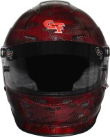 G-FORCE Nova Fusion SA2020 Helmets 16005XSMRD Helmet, Fusion, Full Face, Snell SA2020, Gloss Carbon Fiber Red, Clear Polycarbonate Shield, EPS Liner, Vented, XSmall, Each thumbnail 5