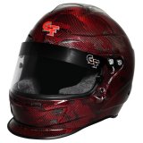 G-FORCE Nova Fusion SA2020 Helmets 16005XSMRD Helmet, Fusion, Full Face, Snell SA2020, Gloss Carbon Fiber Red, Clear Polycarbonate Shield, EPS Liner, Vented, XSmall, Each thumbnail 6