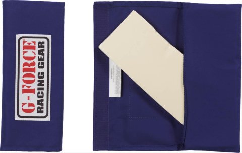 G-FORCE Harness Pads 4098BU Shoulder Pads, Fire Retardant Cotton, G-Force Gear Logo, Blue, Pair