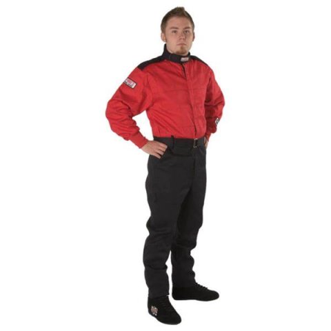 G-FORCE GF125 Driving Jackets 4126SMLRD Jacket, GF125, Single Layer, Pyrovatex, Small, Red, Each thumbnail 2