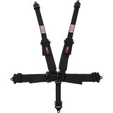 G-FORCE Latch and Link Individual Shoulder 5-Point Harness 6600BK Harness, Complete, Latch, Individual-Type, Bolt-In, Floor/Roll Bar Mount, Black Latches/Links, Black Harness, Each thumbnail 2