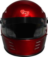 G-FORCE REVO FLASH SA2020 Helmets 13004XXLRD Helmet, FLASH, Full Face, Snell SA2020, Gloss Red Flake, Clear Polycarbonate Shield, EPS Liner, Vented, 2X-Large, Each thumbnail 6
