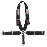 G-FORCE Camlock 4-Point Harness 7543BK Harness, Complete, Camlock, U-type Shoulder, Bolt-In, Wraparound, Floor/Roll Bar Mount, Black, Each thumbnail 1