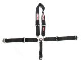 G-FORCE Camlock 4-Point Harness 7543BK Harness, Complete, Camlock, U-type Shoulder, Bolt-In, Wraparound, Floor/Roll Bar Mount, Black, Each thumbnail 4