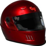 G-FORCE Rift SA2020 Helmets 13010XXLRD Helmet, POP, Full Face, Snell SA2020, Metallic Red, Clear Polycarbonate Shield, EPS Liner, Vented, 2X-Large, Each thumbnail 1