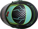 G-FORCE REVO Graphics SA2020 Helmets 13005SMLTL Helmet, Graphics, Full Face, Snell SA2020, Black/Teal, Clear Polycarbonate Shield, EPS Liner, Vented, Small, Each thumbnail 3
