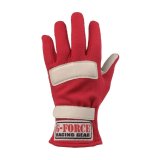 G-FORCE GF G5 RaceGrip Gloves 4101XXSRD Driving Gloves, RaceGrip, 2 Layers, Leather/Nomex®, Red, SFI 3.3/5, 2X-Small, Pair thumbnail 3