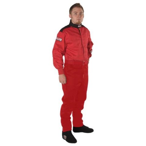 G-FORCE GF125 Driving Pants 4127CMDRD Pants, GF125, Single Layer, Pyrovatex, Red, SFI 3.2A/1, Youth Medium, Each