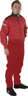 G-FORCE GF125 Driving Pants 4127CMDRD Pants, GF125, Single Layer, Pyrovatex, Red, SFI 3.2A/1, Youth Medium, Each thumbnail 2