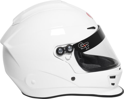 G-FORCE Nova Helmets 16004XSMWH Helmet, Nova, Full Face, Gloss White, Clear Polycarbonate Shield, EPS Liner, Vented, X-Small, Each thumbnail 2