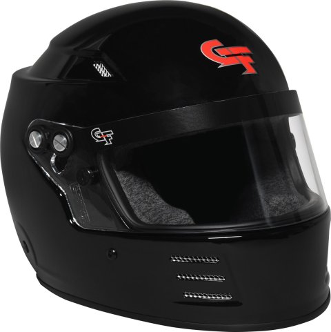 G-FORCE Rookie SFI 24.1 Helmets 3419BK Helmet, Rookie, Full Face, 24.1, Gloss Black, Clear Polycarbonate Shield, EPS Liner, Vented, Youth Large, Each thumbnail 3