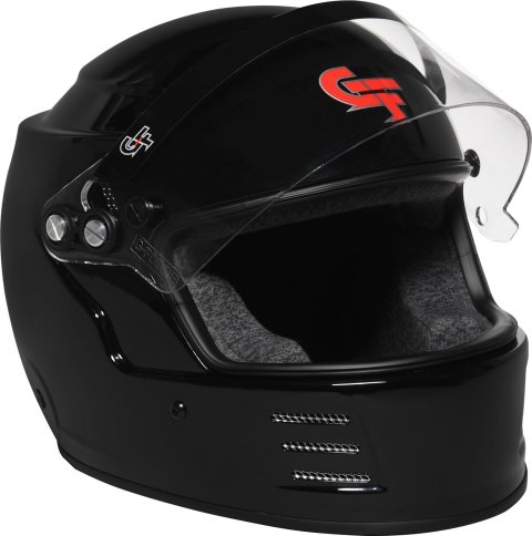 G-FORCE Rookie SFI 24.1 Helmets 3419BK Helmet, Rookie, Full Face, 24.1, Gloss Black, Clear Polycarbonate Shield, EPS Liner, Vented, Youth Large, Each thumbnail 4