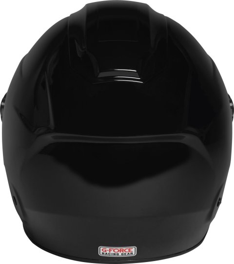 G-FORCE Nova Helmets 16004MEDBK Helmet, Nova, Full Face, Gloss Black, Clear Polycarbonate Shield, EPS Liner, Vented, Medium, Each thumbnail 9