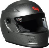 G-FORCE REVO FLASH SA2020 Helmets 13004SMLSV Helmet, FLASH, Full Face, Snell SA2020, Gloss Silver Flake, Clear Polycarbonate Shield, EPS Liner, Vented, Small, Each thumbnail 1