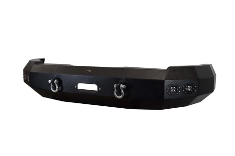 DV8 Offroad Front Bumpers for 2007-2013 SILVERADO 1500 - FBCS1-04 Bumper, Front, Steel, Black Textured Powdercoat, Chevrolet, Each
