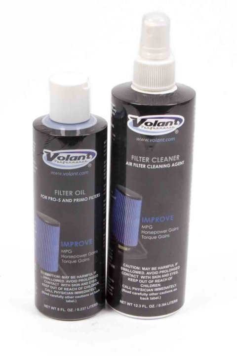 Volant Air Filter Recharger Kits 5100 Cleaning Kit, 12 oz. Pump Cleaner, Blue Squeeze Bottle Oil, Kit