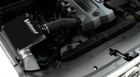 Volant DryTech Closed Box Air Intake Kits for 2011-2020 4RUNNER, 2011-2014 FJ CRUISER - 18840D Kit, Box, Polyethylene Tube, Black, Synthetic Filter, Red, Toyota, Kit