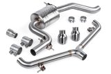 APR Cat-Back Exhaust Systems CBK0016 Systems, Cat-Back, Single In/Dual Out, Stainless Steel, Natural, Split Rear Exit, Polished Tips, Volkswagen, 2.0L, Kit thumbnail 3