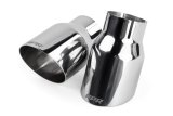 APR Round, Polished 2.50 Inch Exhaust Tip TPK0005 Tips, Clamp-on, Stainless Steel, Polished, Slant Cut, in. Inlet, 3.50 in. Outlet, Audi, Porsche, Volkswagen, Pair thumbnail 3