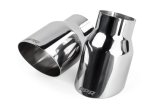 APR Round, Polished 2.50 Inch Exhaust Tip TPK0005 Tips, Clamp-on, Stainless Steel, Polished, Slant Cut, in. Inlet, 3.50 in. Outlet, Audi, Porsche, Volkswagen, Pair thumbnail 6