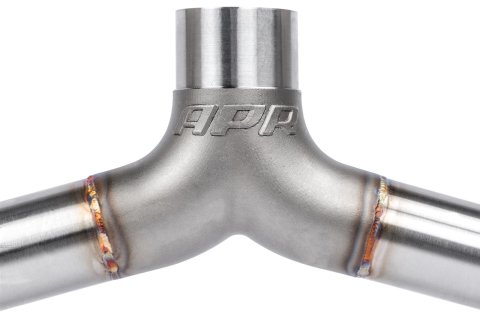 APR Cat-Back Exhaust Systems CBK0039 Systems, Catback, Stainless Steel, Natural, Front Muffler, Split Rear Exit, Polished Tips, Volkswagen, 2.0L, Kit