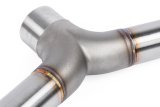 APR Cat-Back Exhaust Systems CBK0039 Systems, Catback, Stainless Steel, Natural, Front Muffler, Split Rear Exit, Polished Tips, Volkswagen, 2.0L, Kit thumbnail 4