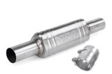 APR Front 304 Stainless Steel 3 Inch Muffler CBK0044 Muffler, Muffler, Steel, Brushed Finish, Triangular, Volkswagen, Each thumbnail 2