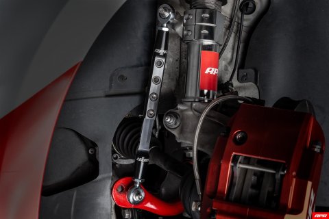 APR Roll-Control Stabilizer Bar End Links MS100182 Sway Links, Audi, VW, MQB Front, Spherical Bearing Type, Pair thumbnail 1