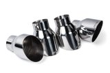 APR Cat-Back Exhaust Systems CBK0019 Systems, Cat-Back, Single In/Four Out, Stainless Steel, Natural, Rear Exit, Polished Tips, Audi, 2.0L, Kit thumbnail 2