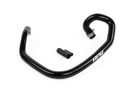 APR Intake System Coolant Hoses CI100052-D Hose, Silicone, Black, Logo, Audi, Volkswagen, Each thumbnail 1