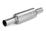 APR Cat-Back Exhaust Systems CBK0006 Systems, Cat-Back, Single In/Dual Out, Stainless Steel, Natural, Split Rear Exit, Polished Tips, Volkswagen, 2.0L, Kit thumbnail 2