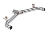 APR Cat-Back Exhaust Systems CBK0006 Systems, Cat-Back, Single In/Dual Out, Stainless Steel, Natural, Split Rear Exit, Polished Tips, Volkswagen, 2.0L, Kit thumbnail 6