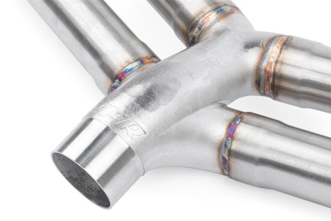 APR Axle Back Exhaust Systems CBK0032 Systems, Back, Rear Section, Stainless Steel, Natural, Split Rear Exit, Volkswagen, 2.0L, Kit