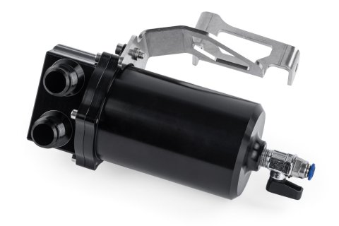 APR Catch Cans MS100199 Oil Cans, Round, Aluminum, Black, Male AN, Audi, Volkswagen, Kit thumbnail 3