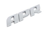 APR Flat Badges A1000007 Emblem, Badge, Matte Silver Finish, Audi, Volkswagen, Each thumbnail 2