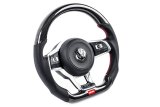 APR Steering Wheels MS100201 Wheels, Wheel, Carbon Fiber/Leather, Black, Red Stitching, Paddle Shift, Each thumbnail 1