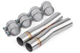 APR X-Pipes CBK0027 Exhaust Crossover Pipes, X-Pipes, Stainless Steel, Brushed, 3.00 in. Inlets, 2.75 in. Outlets, Audi, Each thumbnail 5