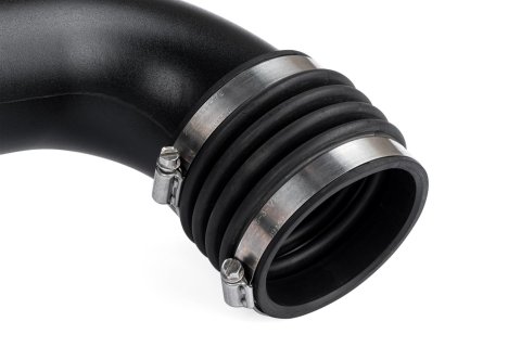 APR Carbon Fiber Intake Tubes CI100039-B Air Tubes, Rear Turbo Inlet Pipe, Black, Audi, Volkswagen, 2.0L, Each thumbnail 1