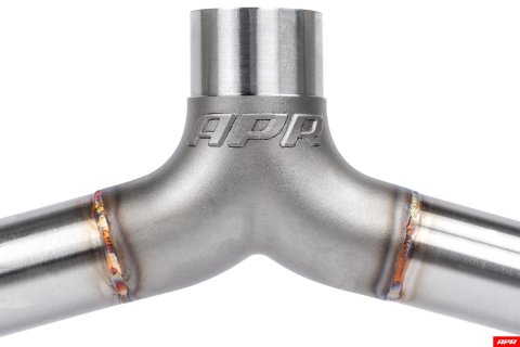 APR Cat-Back Exhaust Systems CBK0001 System, Cat-Back, Stainless, Brushed, Split Rear Exit, Polished Tips, Volkswagen, Kit