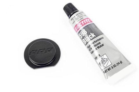 APR Rear Wiper Delete Plugs MS100110 Windshield Attachment Post Covers, Plugs, Flush, Aluminum, Black, for Lamborghini, Audi, Bentley, Porsche, Volkswagen, Each thumbnail 3
