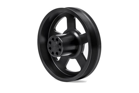 APR 3.0 TFSI Supercharger Drive Kits MS100184 Pulley Kits, Kits, Pulley, Crankshaft Pulley, Aluminum, Black, Serpentine, Belt, Audi, 3.0L, Kit thumbnail 4