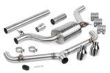 APR Cat-Back Exhaust Systems CBK0038 Systems, Catback, Stainless Steel, Natural, Split Rear Exit, Polished Tips, Volkswagen, 2.0L, Kit thumbnail 2