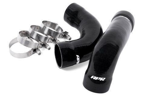 APR Intercooler Hose Kits MS100114 Hoses and Couplers, Black Silicone Hoses, Stainless Steel Clamps, T-bolt Style, Audi, Volkswagen, 1.8L, 2.0L, Kit