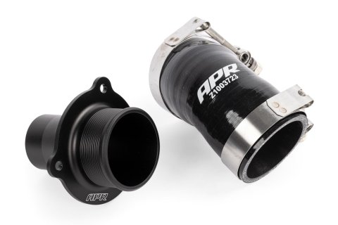 APR Turbo Outlet Hoses MS100227 Hose, Silicone, Black, Volkswagen, Audi, Each thumbnail 1